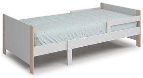 Białe łóżko dziecięce z regulacją długości 90x140/190 cm Willi – Marckeric