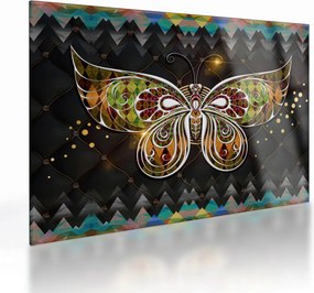 Obraz na szkle - Magiczny motyl (70x50 cm)