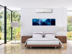 Obraz księżyca nad morzem (170x50 cm)