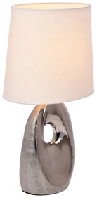 Lampa stołowa z tekstylnym kloszem (wysokość 43 cm) Hierro – Candellux Lighting