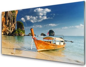 Panel Kuchenny Samotna Łódź Na Falach