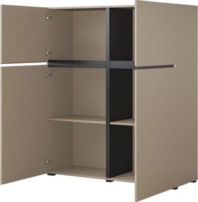 Komoda INCROCIO 119 cm do Salonu Sypialni Odcienie beżu