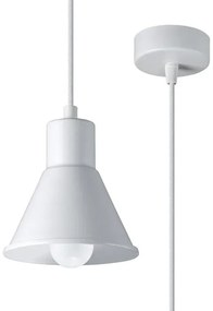 Biała industrialna lampa wisząca - S166 Hurgen 7X