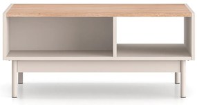 Stolik kawowy DUMI 90x60 kaszmirowy/dąb cremona ML MEBLE