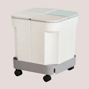 Kosz Na Śmieci Do Segregacji Deivin Biała - Sklum