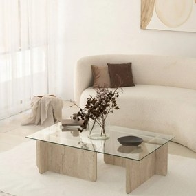 Stolik konferencyjny Escape Travertine