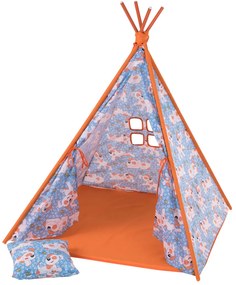 Namiot Tipi z poduszką i matą Pieski L065-13BW 104 x 104 x 124 cm PATIO