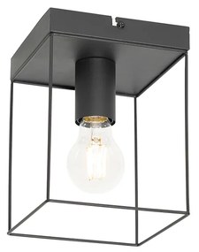 Minimalistyczna lampa sufitowa czarna - Kodi Nowoczesny Oswietlenie wewnetrzne