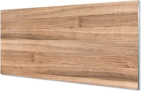 Panel szklany do Kuchni Szlachetna Struktura Drewna