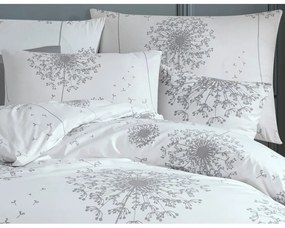 BedTex Bawełniana pościel Pampeliška szara, 220 x200 cm, 2 szt. 70 x 90 cm