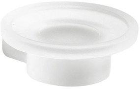 Gedy - Mydelniczka naścienna PIRENEI, szkło mleczne/matowa biel