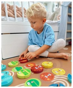 Tooky toy gra zręcznościowa klocki zwierzęta certyfikat fsc