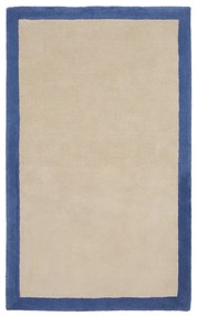 Niebiesko-beżowy bawełniany dywan 90x150 cm Nalim – Kave Home