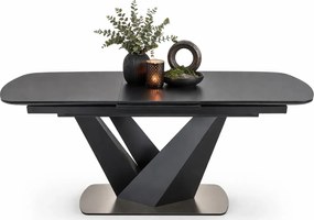 Popielaty rozkładany nowoczesny stół T0-C15