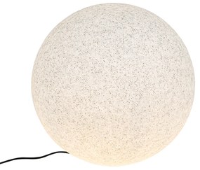 Zewnetrzna Inteligentna lampa zewnętrzna szara 56 cm IP44 z LED - Nura Nowoczesny Oswietlenie zewnetrzne