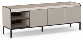 Kremowa szafka pod TV 160x55x42 cm Adara – Marckeric