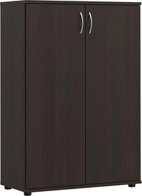 Klasyczna komoda biurowa z drzwiczkami wenge N7-C71