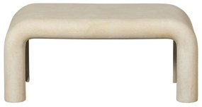 Kremowe stoliki w dekorze kamienia zestaw 2 szt. 42x92 cm Stani – WOOOD