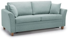 Miętowa rozkładana sofa Scandic Sonia