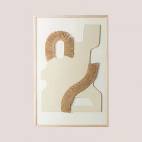 Obraz Dekoracyjny 40x60 Cm Z Drewna Sosnowego Tafari Naturalna - Sklum