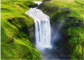Obraz - Wodospad Skogafoss (70x50 cm)