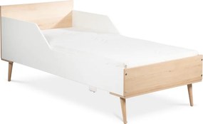 Łóżko młodzieżowe Sofie 180x80, kolor buk/biały