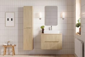 Wisząca szafka pod umywalkę dąb Cremona N9-C02