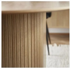 Stół z blatem w dekorze dębu 95x180 cm Nola – Unique Furniture