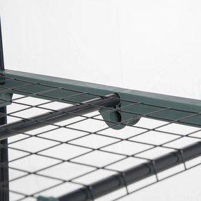 Outsunny Miniszklarnia Przezroczysta i Zielona na Kwiaty lub Warzywa 69x49x193cm | Aosom PL