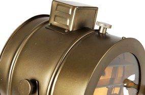 Inteligentna lampa podłogowa trójnóg brązowa z drewnianym reflektorem studyjnym, w tym WiFi A60 - Radient