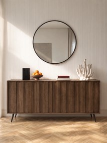 Komoda Flaro 183 cm z oświetleniem - dąb dunin