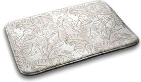 Dywanik łazienkowy antypoślizgowy Dywanik łazienkowy antypoślizgowy Liście monstery