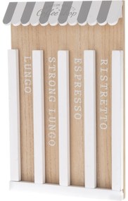 Drewniany pojemnik na kapsułki Coffee Shop, 19 x 30 cm