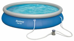 Bestway Basen dmuchany Fast Set, śr. 457 cm, wys. 84 cm