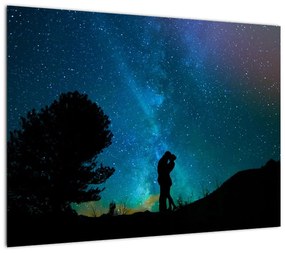Obraz - Spotkanie pod gwiazdami (70x50 cm)