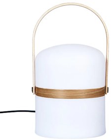 Lampa zewnętrzna z uchwytem KIARA 26,5 cm, biała