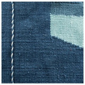 Poduszka zewnętrzna z tworzywa z recyklingu Green Decore Ensign, 45x45 cm