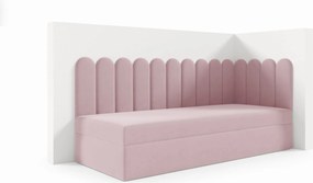 Panel Ścienny Tapicerowany Płotek Zaokrąglony 15cm