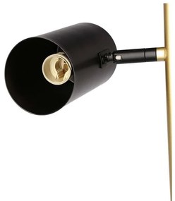 Lampa stojąca w czarno-złotym kolorze (wysokość 164 cm) Perret – Candellux Lighting