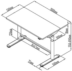 Różowe podnoszone biurko dziecięce elektryczne Z7-P30