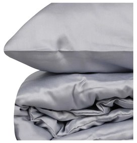 Szara pościel dwuosobowa z satyny bawełnianej 240x220 cm Elegant – Mijolnir