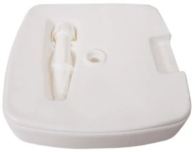 Podstawa do parasola biała 39 x 39 cm 12 l PATIO