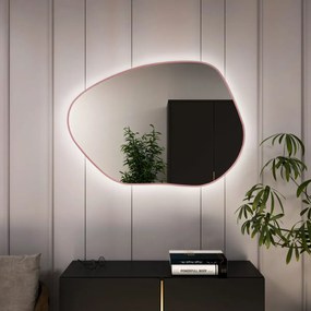 Lustro łazienkowe PALETTA LED 50x36 cm kolor ramki do wyboru BALTICA DESIGN