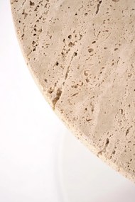 Mały stolik z blatem z trawertynu Traverso S Halmar