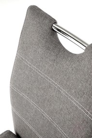 Tapicerowane krzesło do jadalni na płozach K349