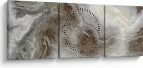 Obraz  - Onyks (z zegarem) (90x30 cm)