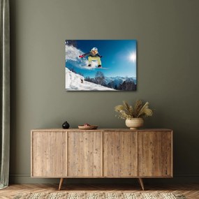 Obraz - Snowboardzista (70x50 cm)