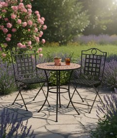 Stolik ogrodowy na taras ceramiczny terakota N2-W53