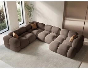Brązowy narożnik (lewostronny/w kształcie litery U) Loretto – Cosmopolitan Design