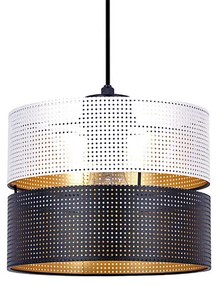 Abażurowa elegancka lampa wisząca - A482-Voka